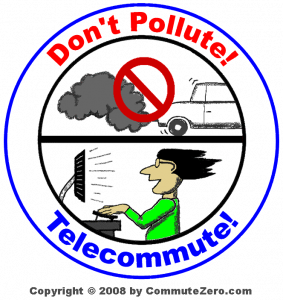 Don't Pollute! Telecommute!